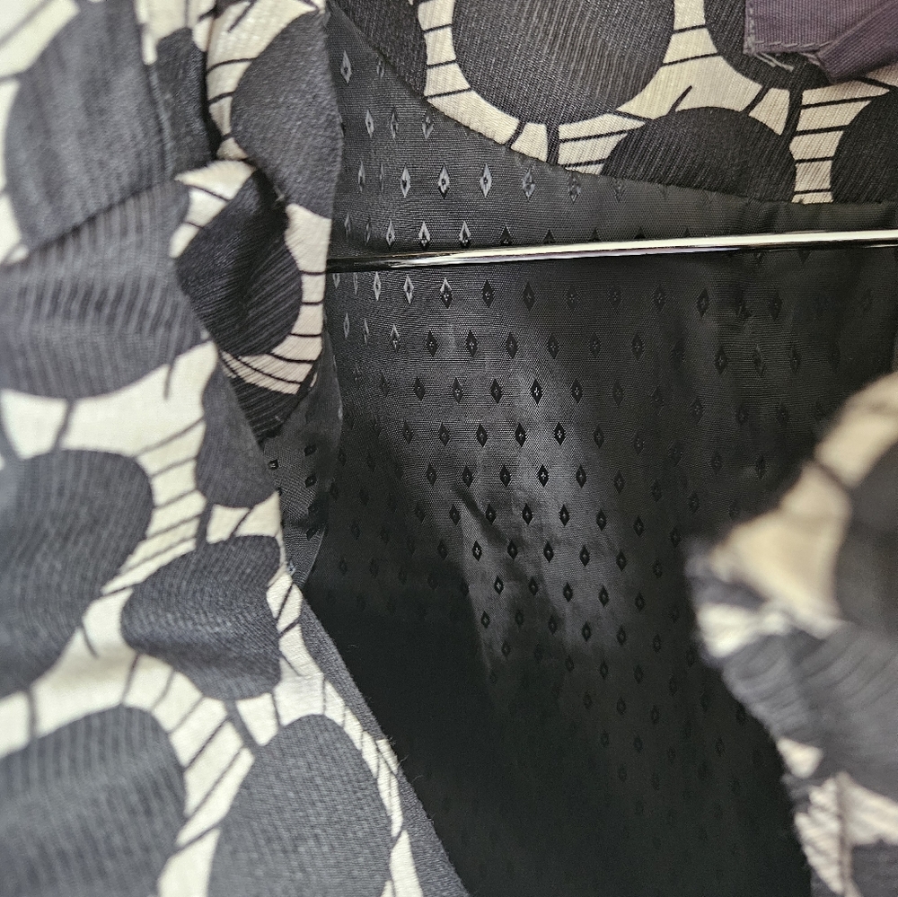 XXI black/white polka dot short sleeved jacket Size M - Picture 3 of 8